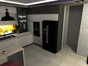 Projekt Salonu z kuchnią :) - Kuchnia, styl nowoczesny - zdjęcie od Ewa Projekty