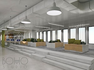 Alternatywne miejsce do pracy w przestrzeni biurowej - Rynek Katowice - zdjęcie od BOHO STUDIO