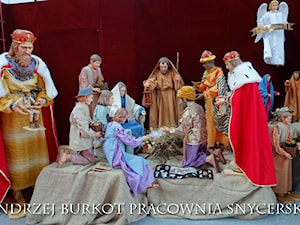 Drewniane figury do szopki bożonarodzeniowej w rożnej skali - zdjęcie od Andrzej Burkot Pracownia Snycerska