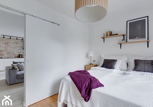 Sypialnia w stylu skandynawskim - zdjęcie od Katarzyna Domostój