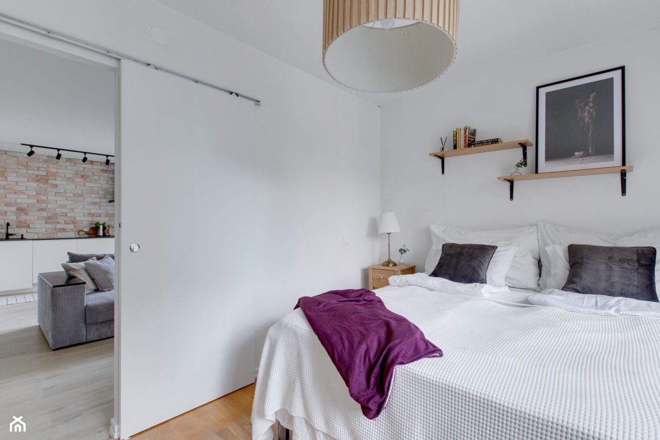 Sypialnia w stylu skandynawskim - zdjęcie od Katarzyna Domostój - Homebook