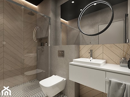 Aranżacje wnętrz - Łazienka: Mała łazienka z prysznicem - NUBE Interiors. Przeglądaj, dodawaj i zapisuj najlepsze zdjęcia, pomysły i inspiracje designerskie. W bazie mamy już prawie milion fotografii!