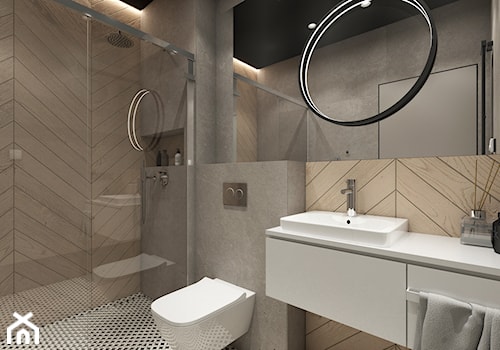 Mała łazienka z prysznicem - zdjęcie od NUBE Interiors