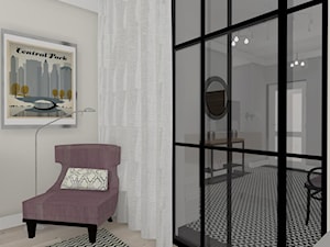 sypialnia w stylu nowojorskim z akcentami glamour - zdjęcie od Bi Studio Barbara Ryżyńska