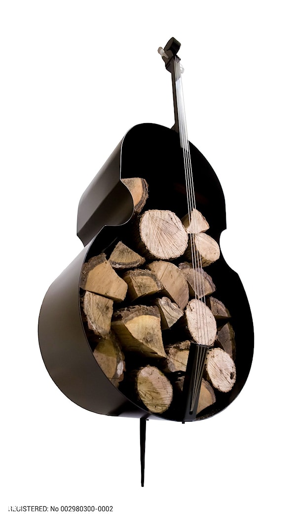 Pojemnik na drewno kominkowe - Kontrabas - zdjęcie od CustomShop - Homebook
