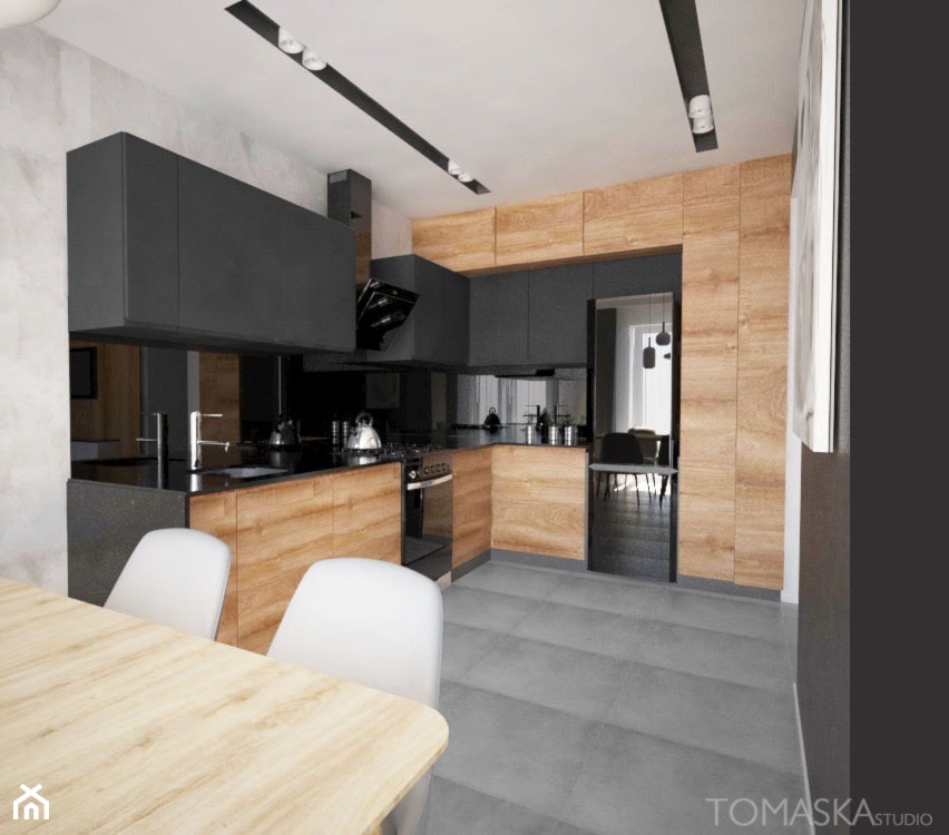 Dom w Chorzowie - Kuchnia, styl nowoczesny - zdjęcie od Tomaska Studio