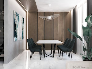 Elegancja marmuru - Jadalnia, styl nowoczesny - zdjęcie od Tomaska Studio