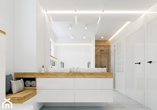 Łazienka w stylu skandynawskim - zdjęcie od NEFA Architekci - Wnętrza