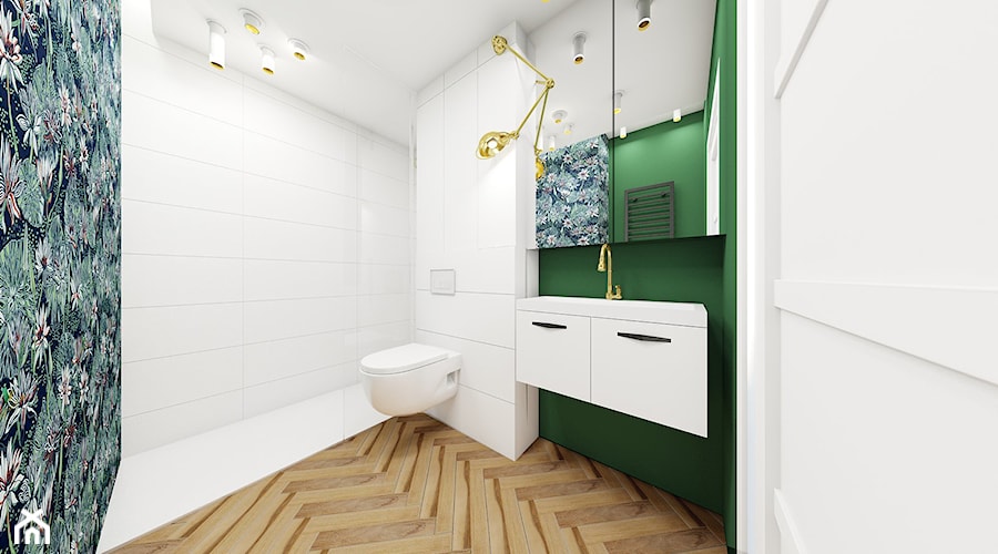 Emerald Bathroom - zdjęcie od NEFA Architekci - Wnętrza