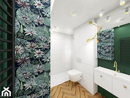 Aranżacje wnętrz - Łazienka: Emerald Bathroom - NEFA Architekci - Wnętrza. Przeglądaj, dodawaj i zapisuj najlepsze zdjęcia, pomysły i inspiracje designerskie. W bazie mamy już prawie milion fotografii!