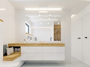 Łazienka w stylu skandynawskim - zdjęcie od NEFA Architekci - Wnętrza