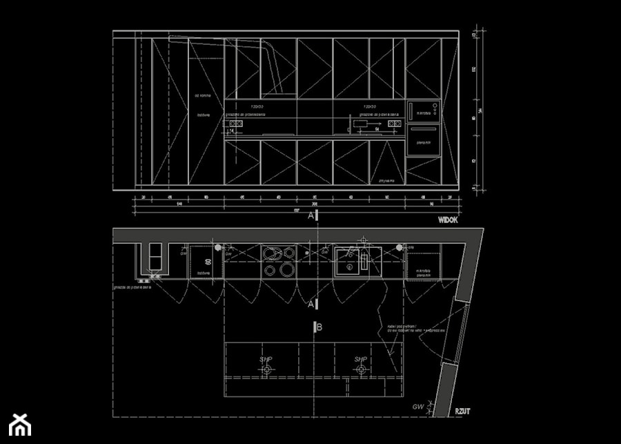 Kuchnia - Kuchnia, styl nowoczesny - zdjęcie od architekturastudio architekt Bogdan Jarocki