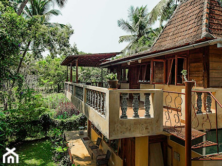 Aranżacje wnętrz - Taras: Hotel Samata in Goa (Indie) - lubovlisitsa. Przeglądaj, dodawaj i zapisuj najlepsze zdjęcia, pomysły i inspiracje designerskie. W bazie mamy już prawie milion fotografii!
