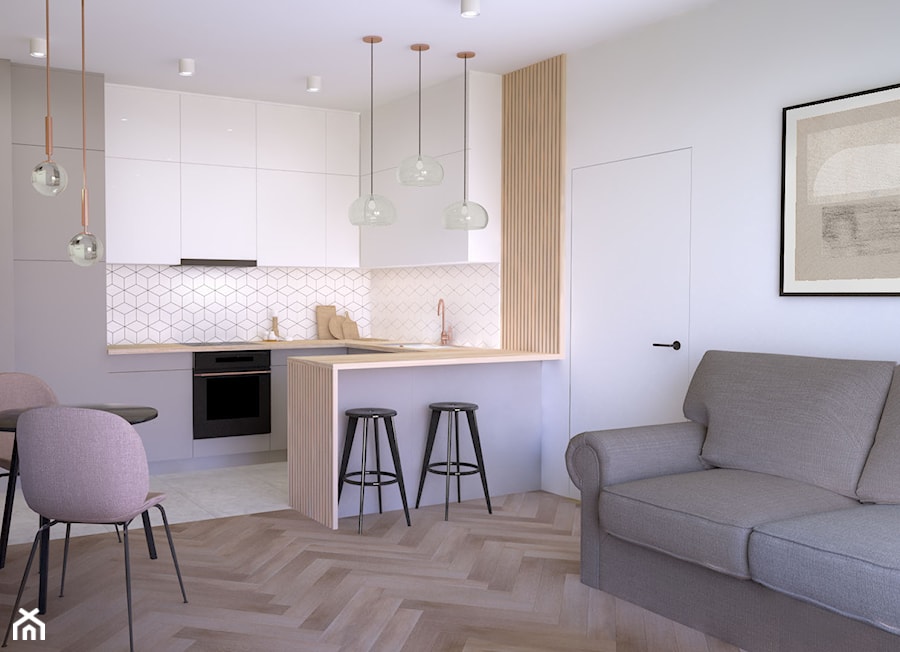Mieszkanie w Łodzi - Kuchnia, styl nowoczesny - zdjęcie od Re Design Group