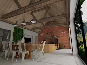 Dom stodoła - Jadalnia, styl industrialny - zdjęcie od DECOLOOK