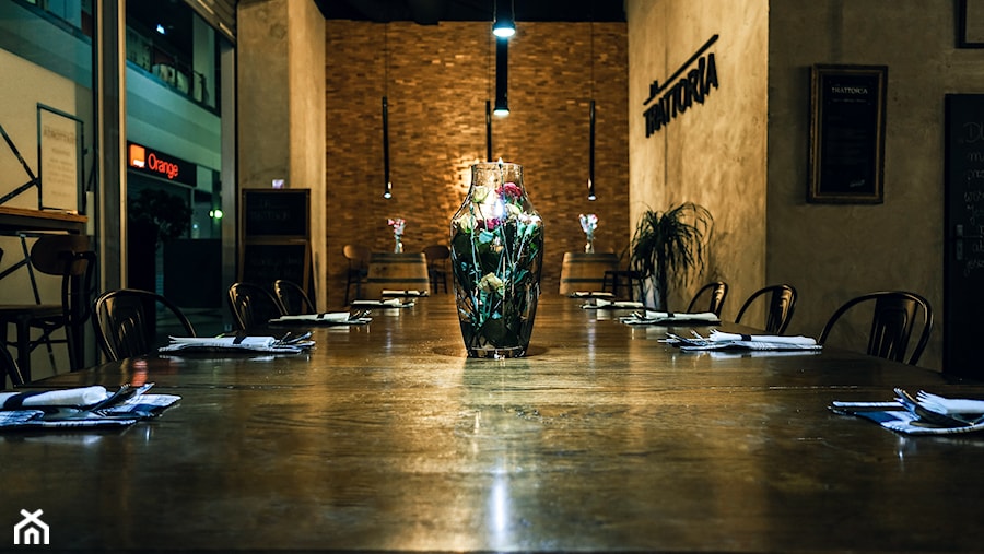 Restauracja La Trattoria - Wnętrza publiczne, styl industrialny - zdjęcie od Pro Arti