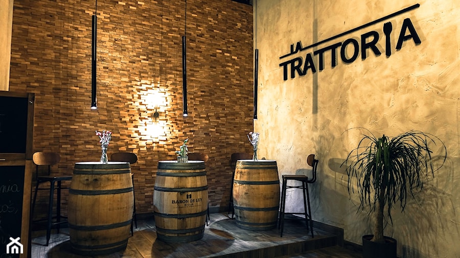 Restauracja La Trattoria - Wnętrza publiczne, styl industrialny - zdjęcie od Pro Arti