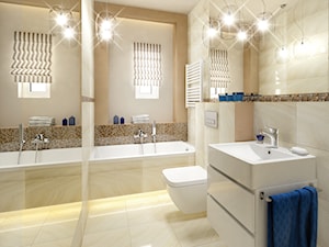 Umywalki - Średnia z lustrem łazienka z oknem, styl tradycyjny - zdjęcie od DEANTE