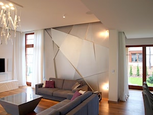 Dom 400m2 - Salon, styl nowoczesny - zdjęcie od Comfort House