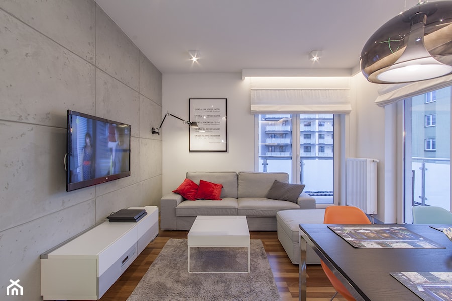 Mieszkanie Ząbki - Salon, styl nowoczesny - zdjęcie od Comfort House