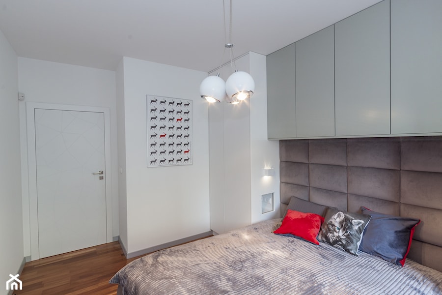 Mieszkanie Ząbki - Sypialnia, styl nowoczesny - zdjęcie od Comfort House