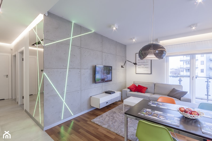 Mieszkanie Ząbki - Salon, styl nowoczesny - zdjęcie od Comfort House
