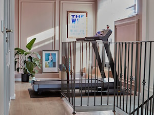 Projekt apartamentu w stylu klasycznym z elementami MID CENTURY - Biuro, styl tradycyjny - zdjęcie od NOVEL HOMEpracowniaarchitektury