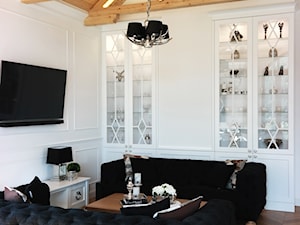 Dom łączący klasykę z nutą góralską ;) - Salon, styl nowoczesny - zdjęcie od NOVEL HOMEpracowniaarchitektury