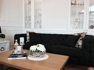 Dom łączący klasykę z nutą góralską ;) - Salon, styl nowoczesny - zdjęcie od NOVEL HOMEpracowniaarchitektury
