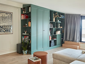 Projekt apartamentu w stylu klasycznym z elementami MID CENTURY - Biuro, styl tradycyjny - zdjęcie od NOVEL HOMEpracowniaarchitektury