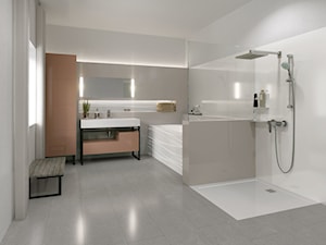 RAUVISIO brilliant - Duża z dwoma umywalkami łazienka - zdjęcie od REHAU