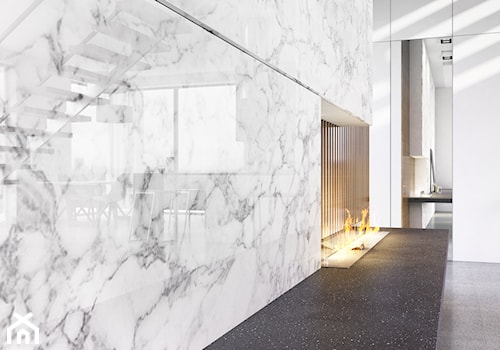 RAUVISIO crystal décor - Średni biały hol / przedpokój, styl minimalistyczny - zdjęcie od REHAU