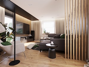 Dom Skarżysko- kamienna | 45 m2 | 2022 - Salon - zdjęcie od CUSTOM PLUS Pracownia projektowa