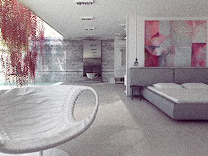 DOM OTWARTY - Sypialnia, styl minimalistyczny - zdjęcie od STWÓRCY - ARCHITEKCI WNĘTRZ