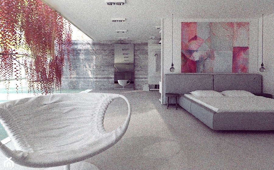DOM OTWARTY - Sypialnia, styl minimalistyczny - zdjęcie od STWÓRCY - ARCHITEKCI WNĘTRZ