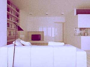 MIESZKANIE KAZIMIERZ - Salon, styl minimalistyczny - zdjęcie od STWÓRCY - ARCHITEKCI WNĘTRZ