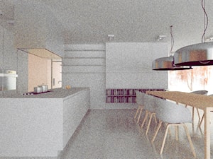 DOM OTWARTY - Kuchnia, styl minimalistyczny - zdjęcie od STWÓRCY - ARCHITEKCI WNĘTRZ