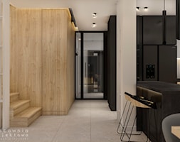 Nowoczesne mieszkanie 2 - Hol / przedpokój, styl nowoczesny - zdjęcie od Pracownia Projektowa Wojciech Zieliński - Homebook