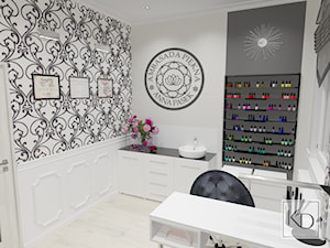 refresh małego salonu kosmetycznego - zdjęcie od Pracownia KD