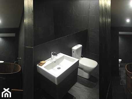 Aranżacje wnętrz - Łazienka: Sauna + łazienka - Łazienka, styl nowoczesny - architekturastudio wnętrza. Przeglądaj, dodawaj i zapisuj najlepsze zdjęcia, pomysły i inspiracje designerskie. W bazie mamy już prawie milion fotografii!