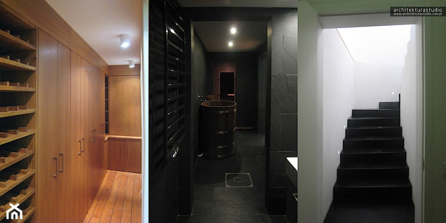 Sauna + łazienka - Łazienka, styl nowoczesny - zdjęcie od architekturastudio wnętrza