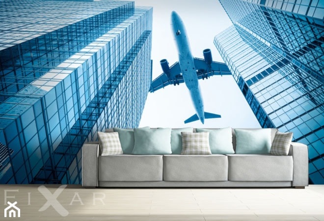 Lecący samolot - zdjęcie od Fixar PL - Homebook