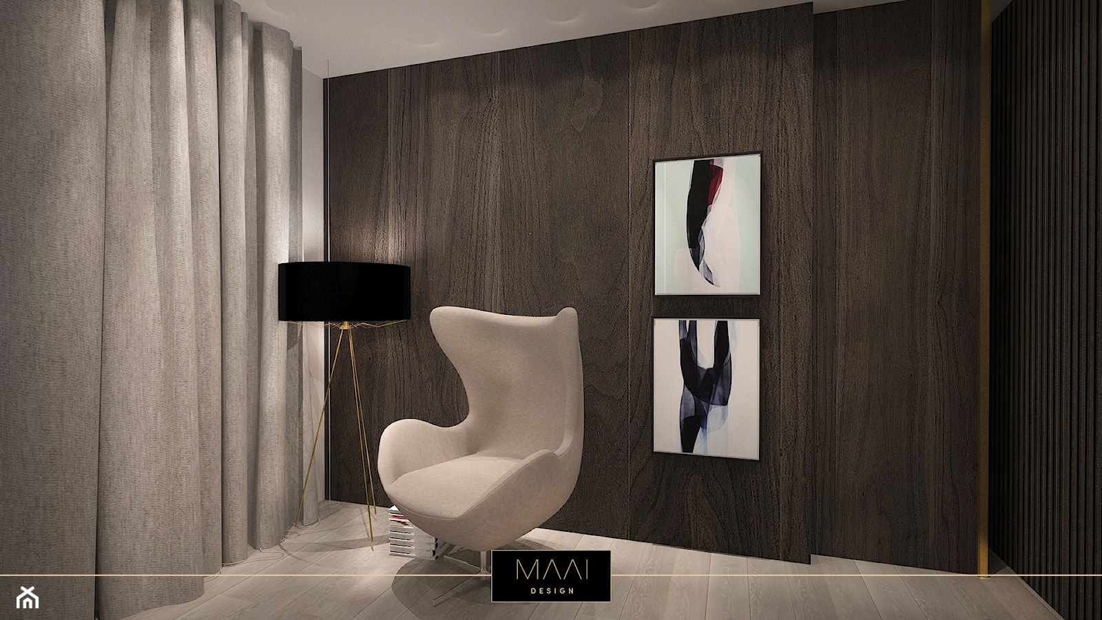 Pokój gościnny - zdjęcie od MAAI Design - Homebook