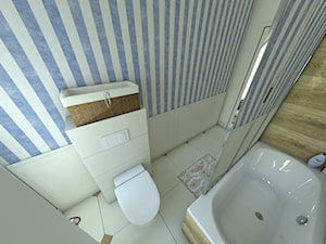 Mieszkanie w stylu prowansalskim - Średnia bez okna łazienka, styl prowansalski - zdjęcie od P.S.-projekt