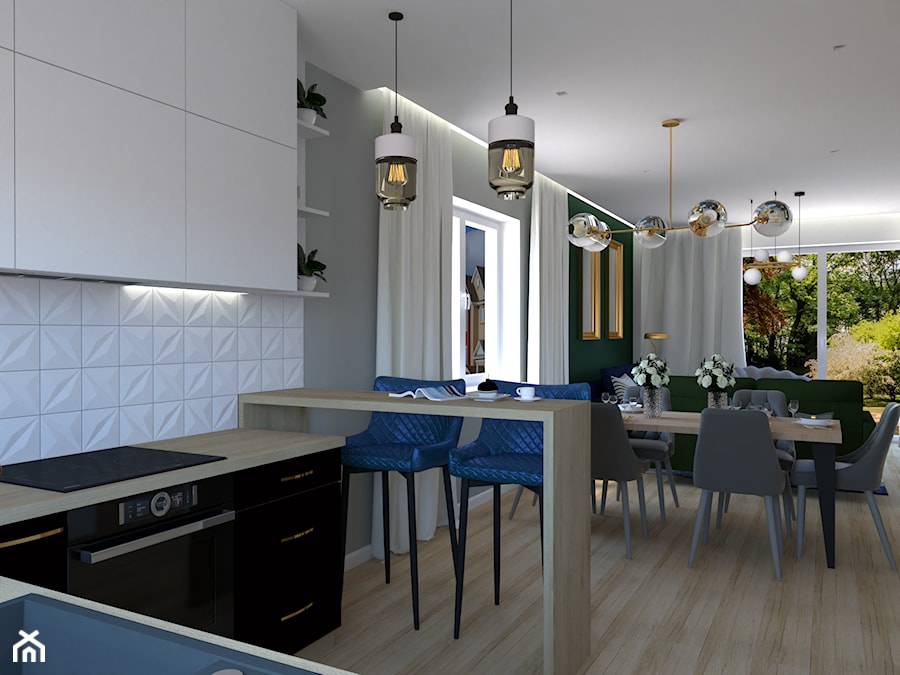 Dom w Sulęcinku - Kuchnia, styl nowoczesny - zdjęcie od P.S.-projekt