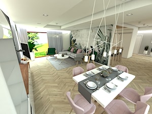 Dom w Potaśni - Salon, styl nowoczesny - zdjęcie od P.S.-projekt