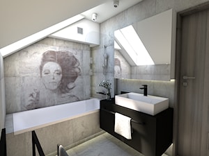 Łazienka w dwóch wersjach - Łazienka, styl nowoczesny - zdjęcie od P.S.-projekt