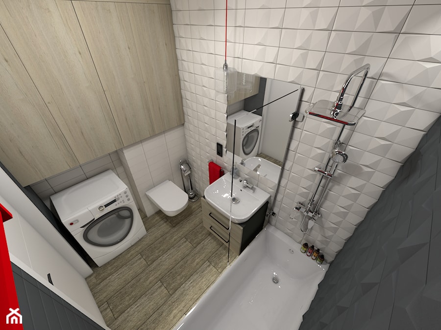 Męska łazienka - Łazienka, styl nowoczesny - zdjęcie od P.S.-projekt