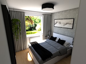 Mieszkanie na wynajem - Sypialnia, styl nowoczesny - zdjęcie od P.S.-projekt