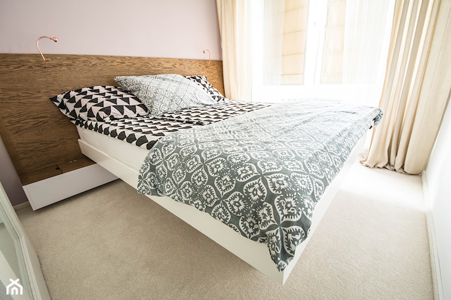 Sypialnia z Lewitującym łóżkiem - zdjęcie od Esona Architektura